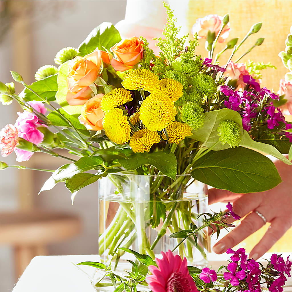 Bold & Bright – A Florist Original – DANIELLE'S FLORIST, Rockaway Park NY
