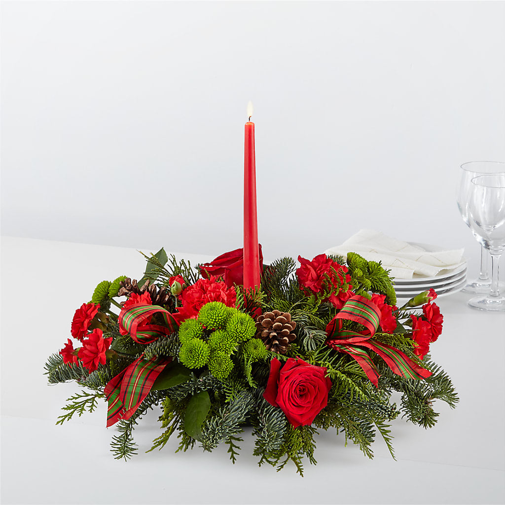 By the Candlelight Centerpiece – DANIELLE'S FLORIST, Rockaway Park NY