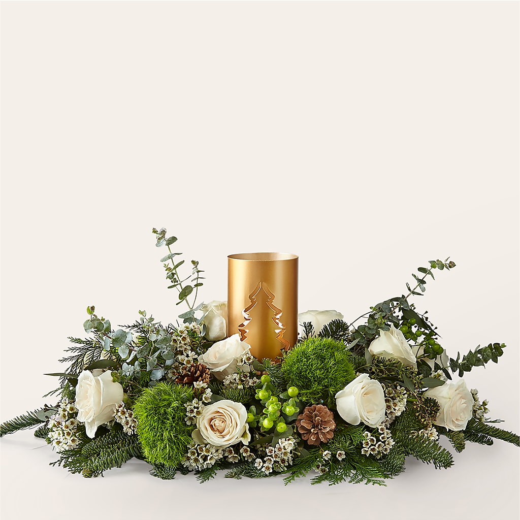 Chestnuts Roasting Centerpiece – DANIELLE'S FLORIST, Rockaway Park NY