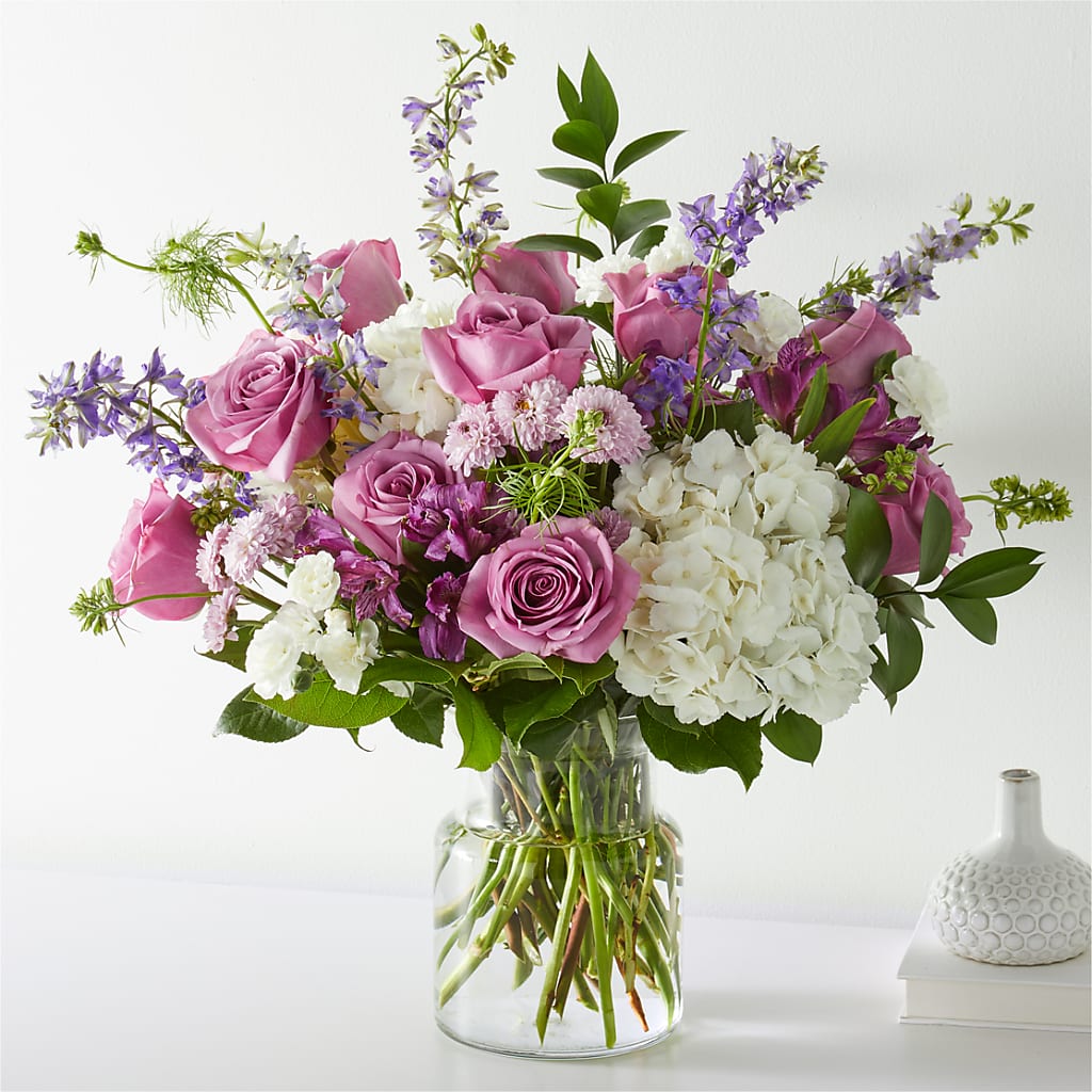 Violet Caress Bouquet – DANIELLE'S FLORIST, Rockaway Park NY