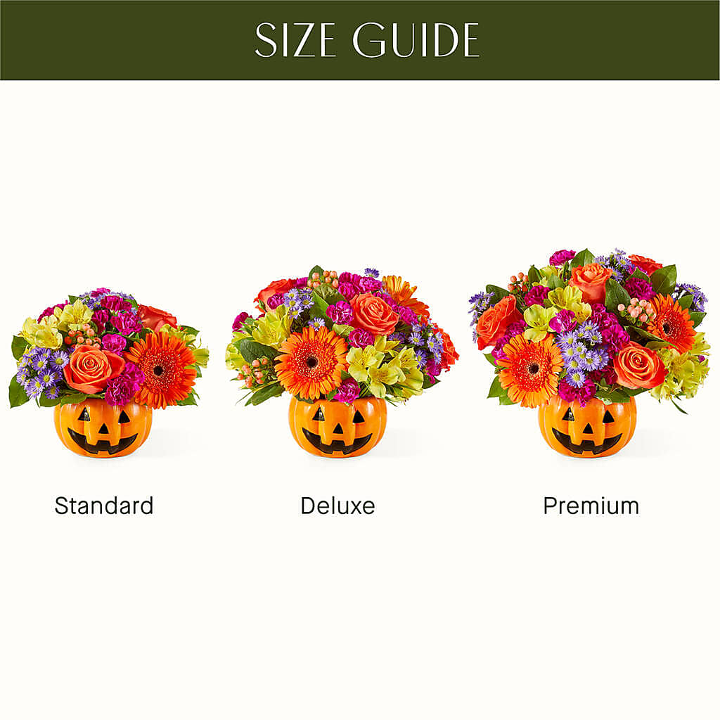 Tricks & Treats Pumpkin – DANIELLE'S FLORIST, Rockaway Park NY