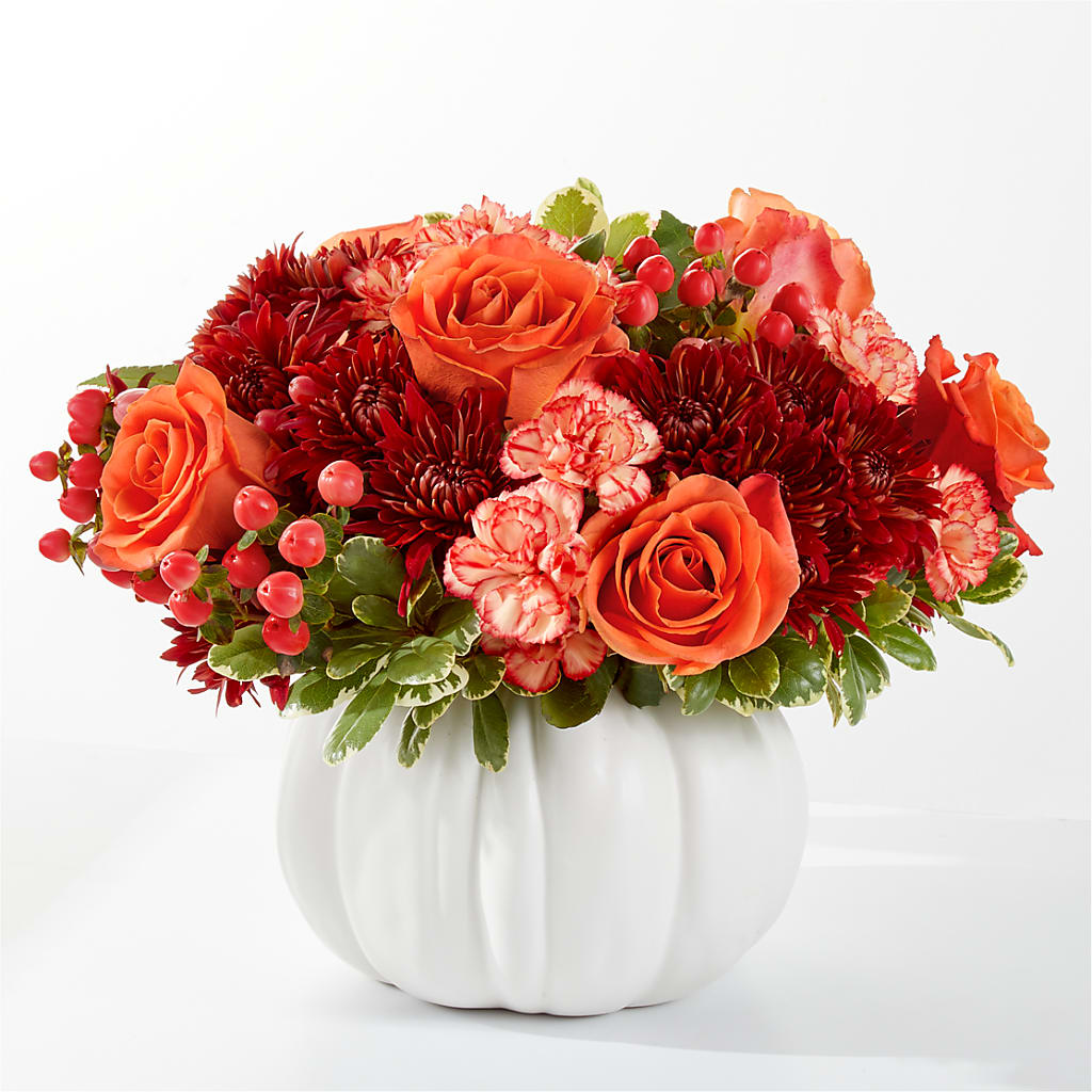 Autumn Air Pumpkin Bouquet – DANIELLE'S FLORIST, Rockaway Park NY