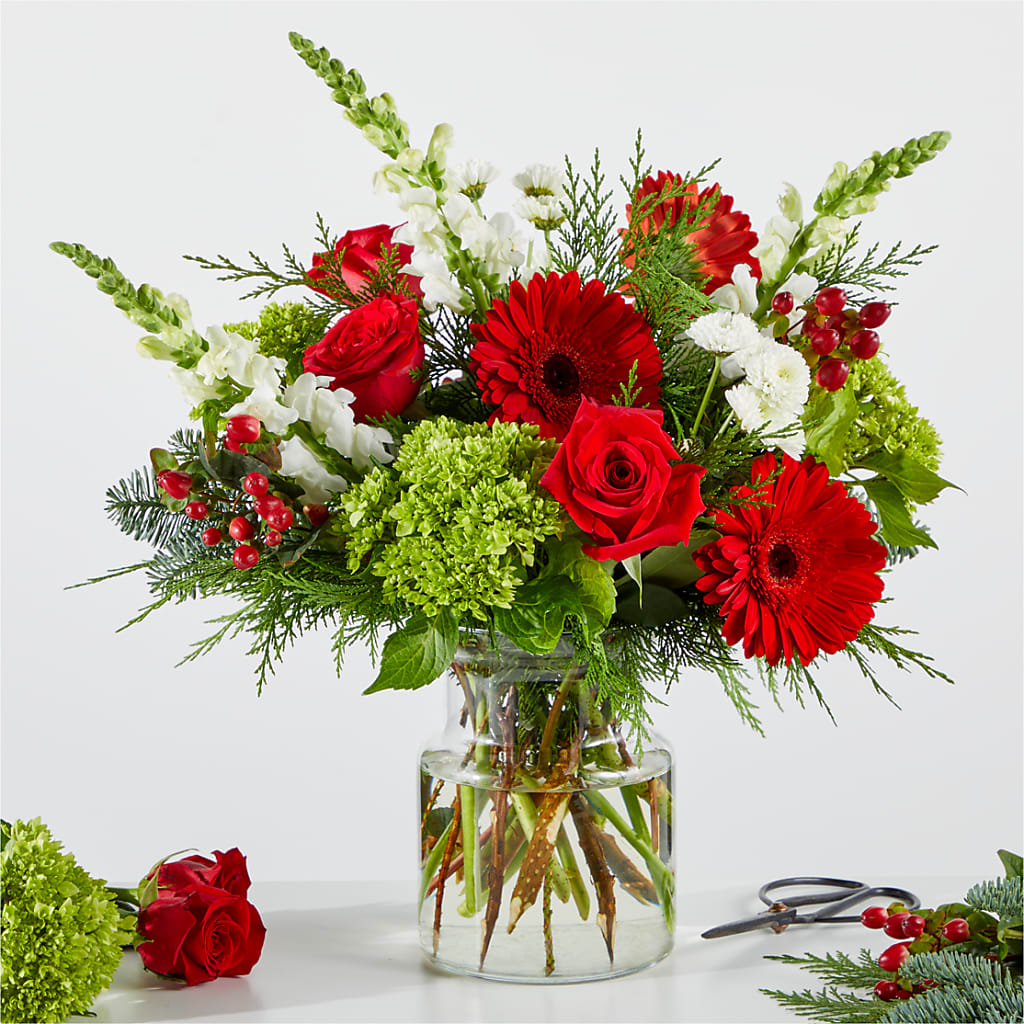 Merry Moment Bouquet – A Florist Original – DANIELLE'S FLORIST, Rockaway Park NY