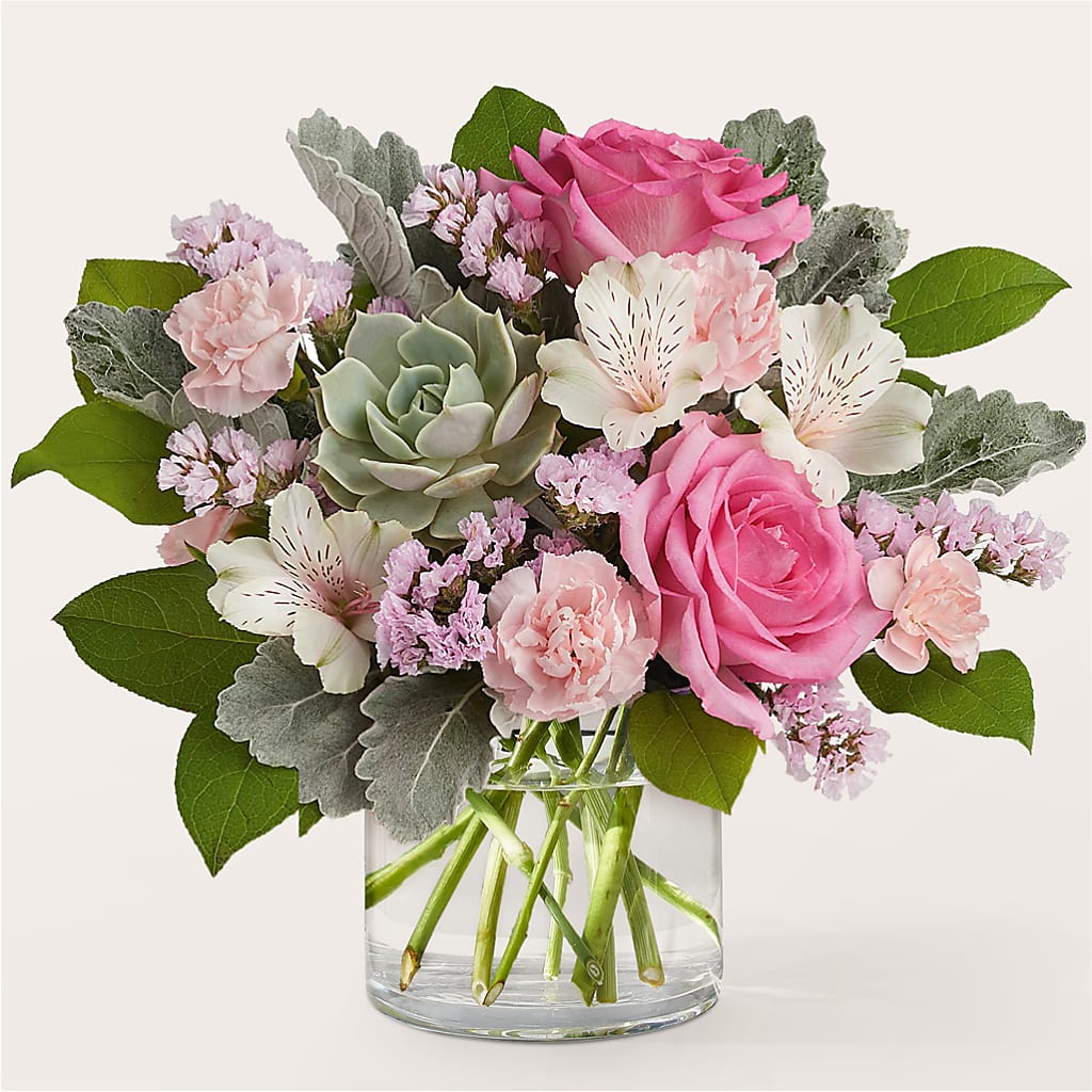 Dusty Rose Bouquet – DANIELLE'S FLORIST, Rockaway Park NY