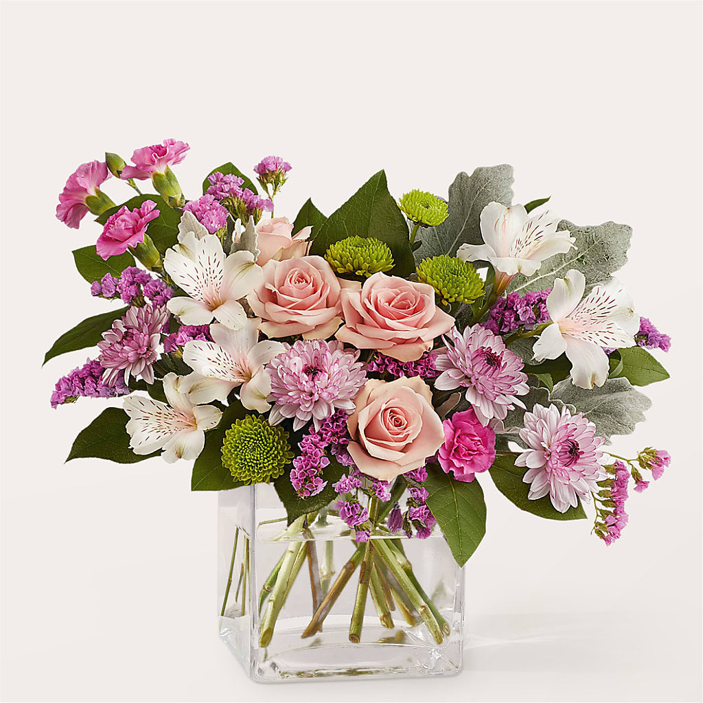 Pink Suede Bouquet – DANIELLE'S FLORIST, Rockaway Park NY