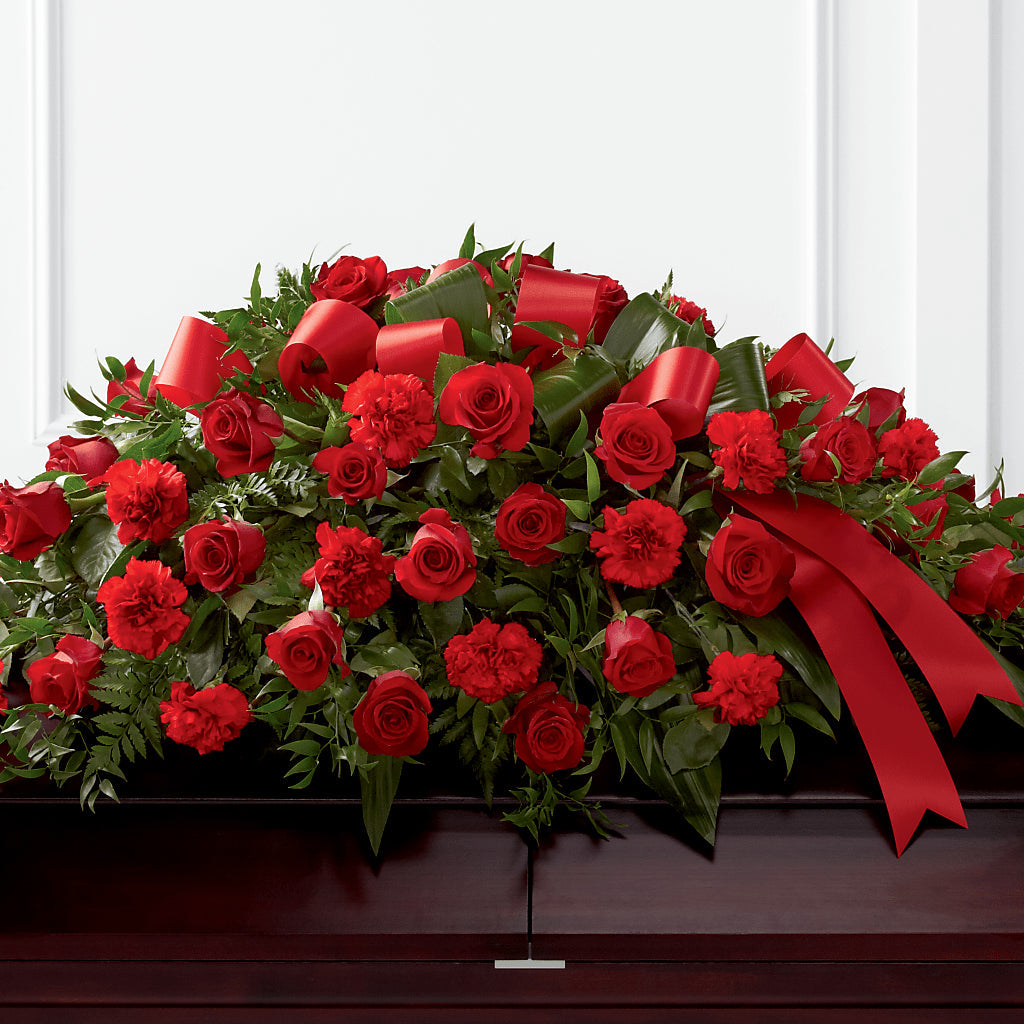 Tribute of Life Casket Spray – DANIELLE'S FLORIST, Rockaway Park NY