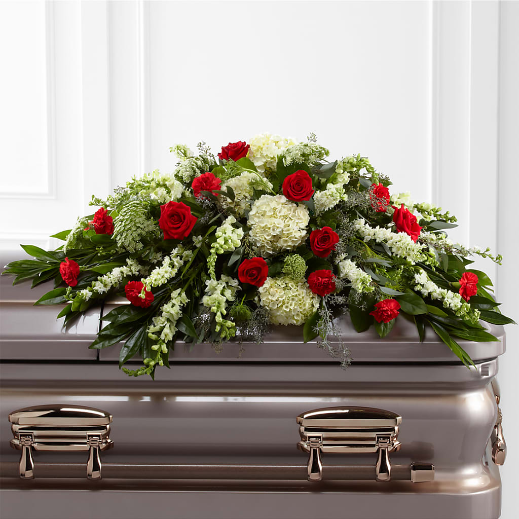Sincerity Casket Spray – DANIELLE'S FLORIST, Rockaway Park NY