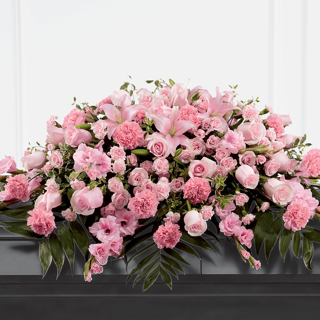 Garden of Comfort Casket Spray (Standard) – DANIELLE'S FLORIST, Rockaway Park NY