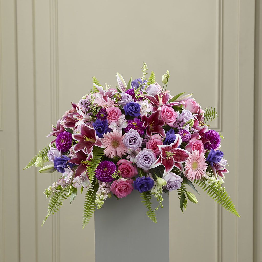 Fare Thee Well Pedestal – DANIELLE'S FLORIST, Rockaway Park NY