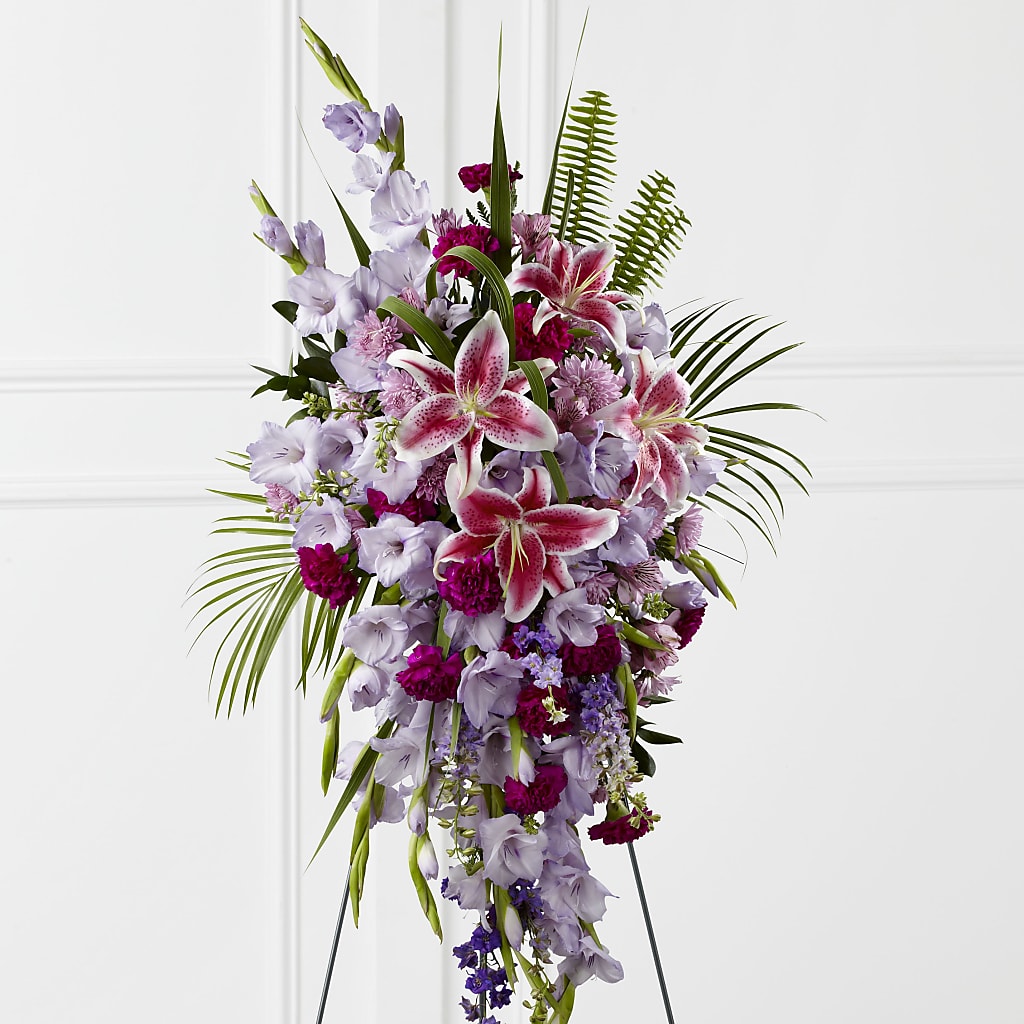 Tender Touch Standing Spray – DANIELLE'S FLORIST, Rockaway Park NY
