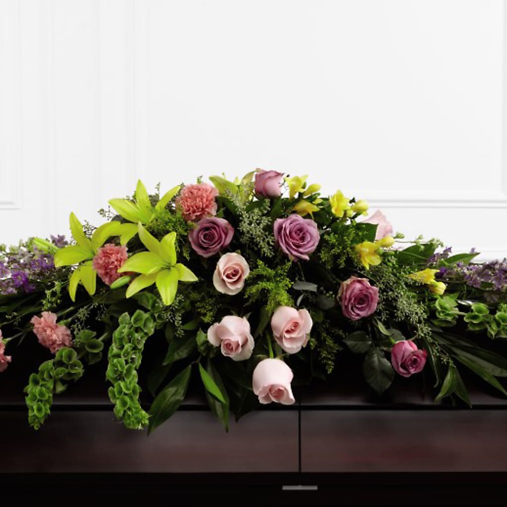 Forever Beloved Casket Spray – DANIELLE'S FLORIST, Rockaway Park NY