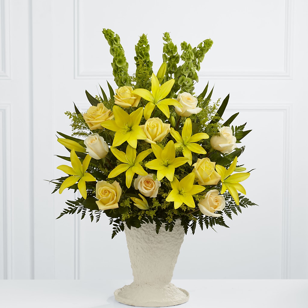 Golden Memories Arrangement – DANIELLE'S FLORIST, Rockaway Park NY