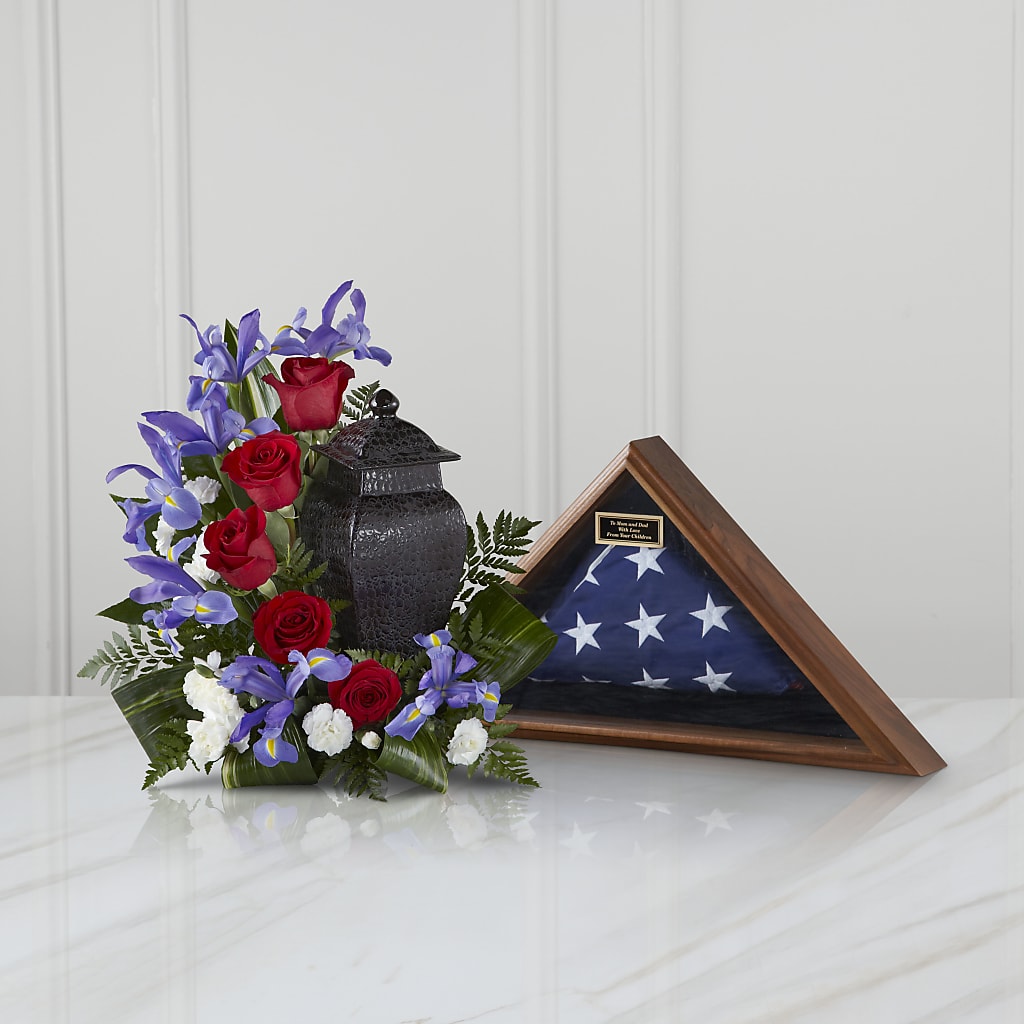 Patriotic Tribute Arrangement – DANIELLE'S FLORIST, Rockaway Park NY