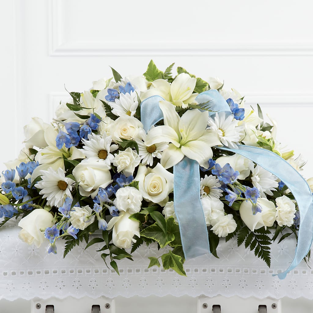Tender Treasure Casket Spray – DANIELLE'S FLORIST, Rockaway Park NY