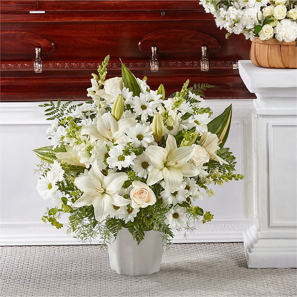 Thoughts of Tranquility Floor Basket – DANIELLE'S FLORIST, Rockaway Park NY