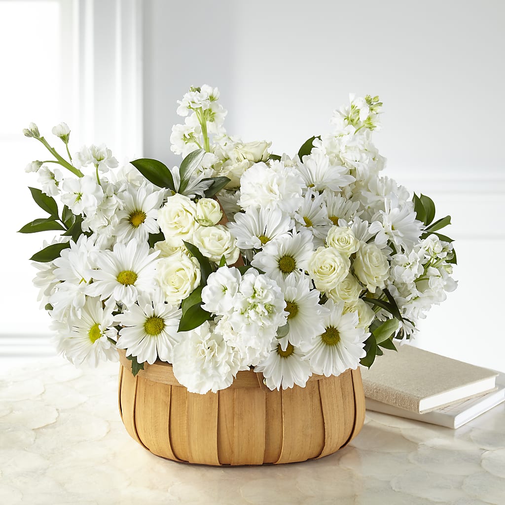 Graceful Garden Basket – DANIELLE'S FLORIST, Rockaway Park NY