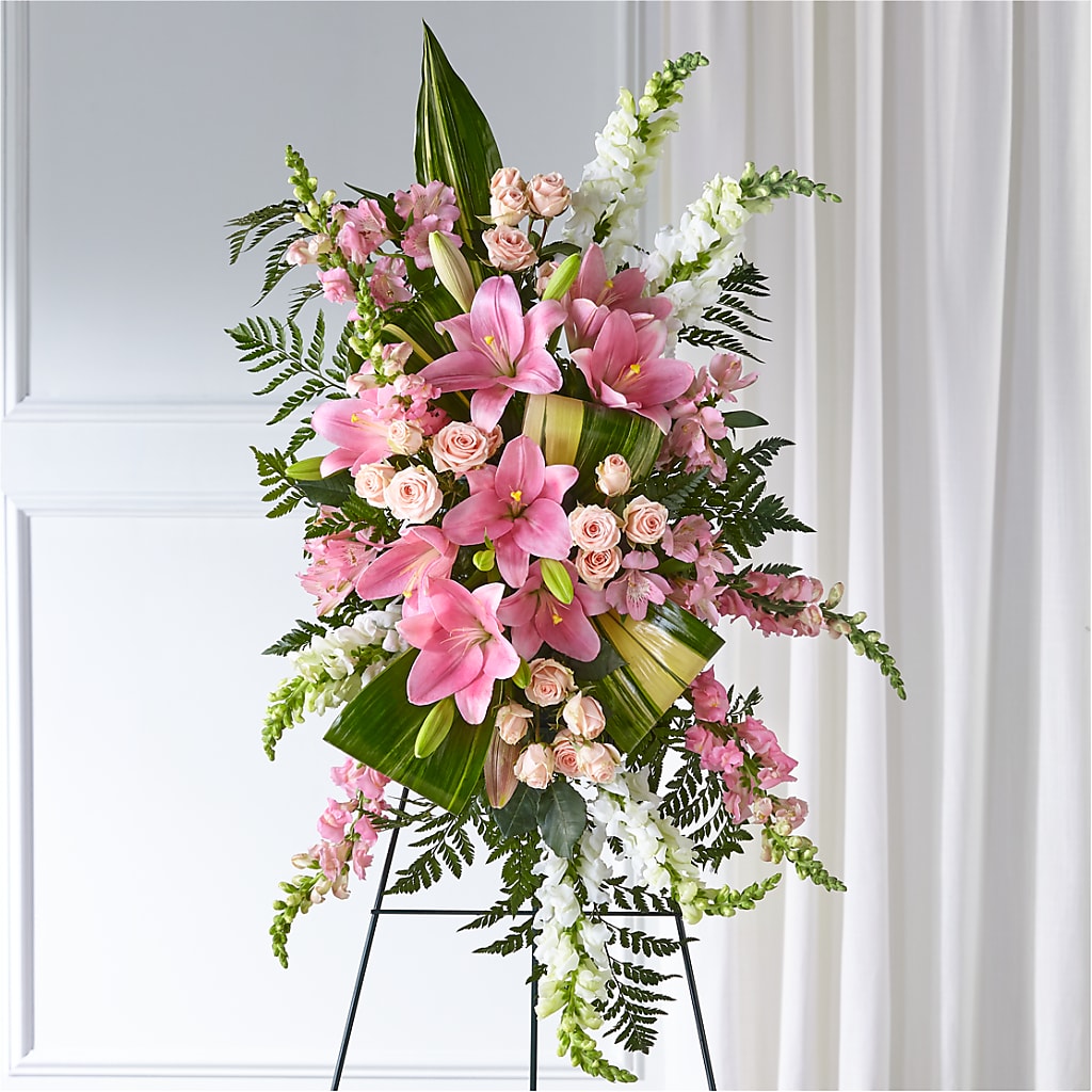 Elegant Embrace Standing Spray – DANIELLE'S FLORIST, Rockaway Park NY