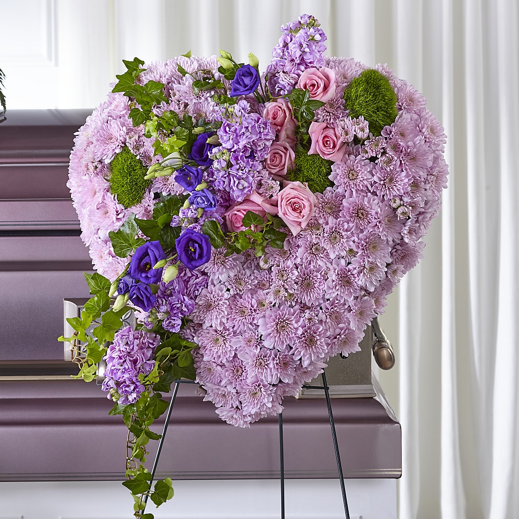 Treasured Love Standing Heart – DANIELLE'S FLORIST, Rockaway Park NY