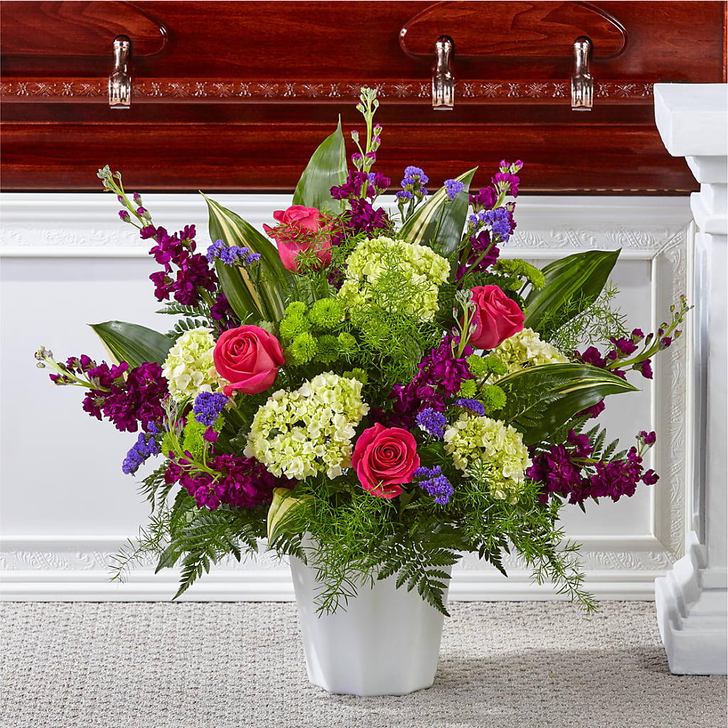 Beautiful Horizons Floor Basket – DANIELLE'S FLORIST, Rockaway Park NY