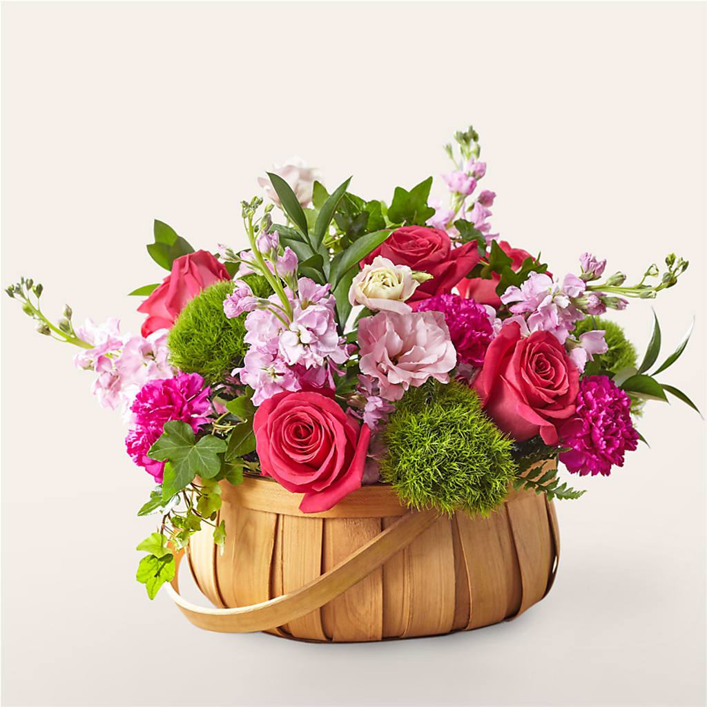 Radiance in Bloom Basket – DANIELLE'S FLORIST, Rockaway Park NY