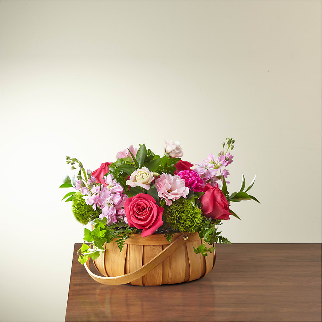 Radiance in Bloom Basket – DANIELLE'S FLORIST, Rockaway Park NY