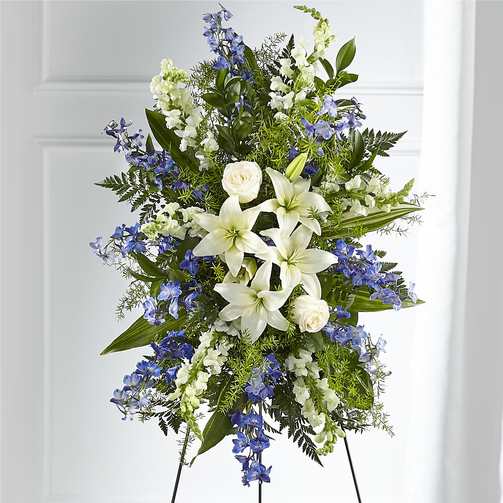 Faithful Friend Standing Spray – DANIELLE'S FLORIST, Rockaway Park NY
