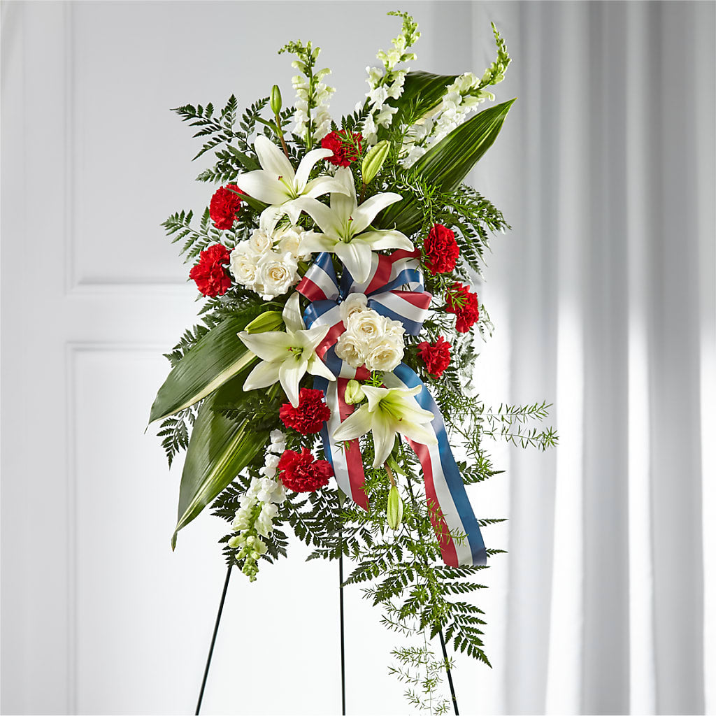 Stars of Life Standing Spray – DANIELLE'S FLORIST, Rockaway Park NY