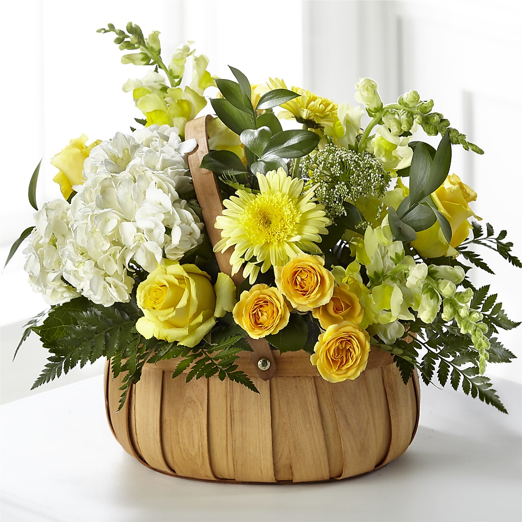 Rustic Remembrance Basket – DANIELLE'S FLORIST, Rockaway Park NY