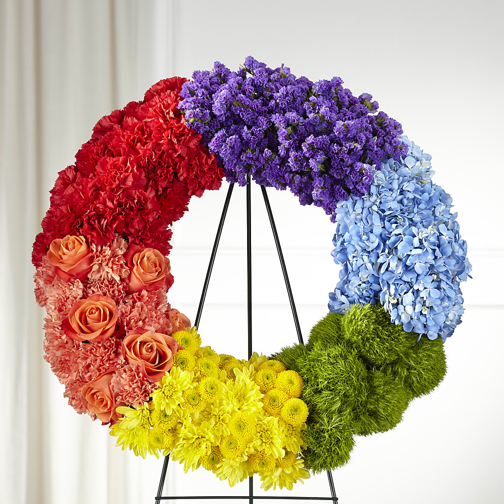 Circle of Love Wreath – DANIELLE'S FLORIST, Rockaway Park NY