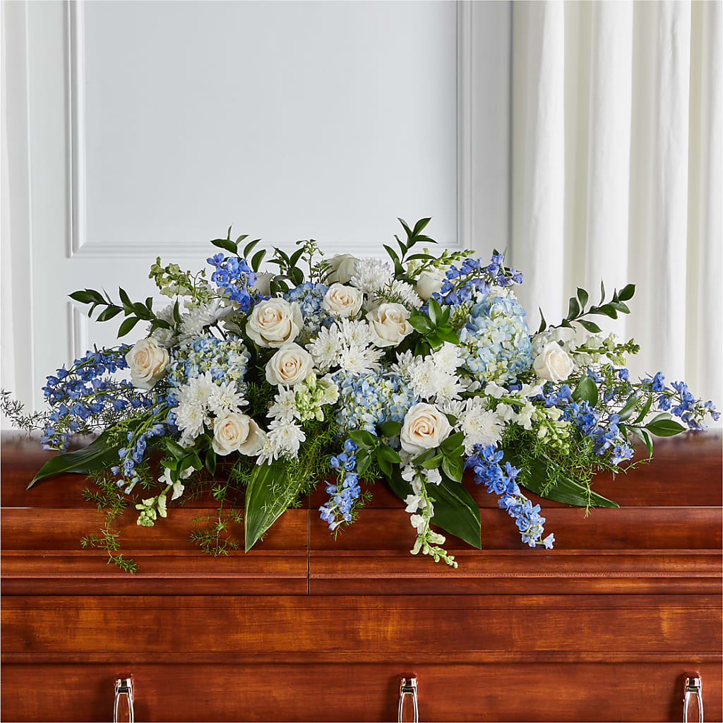 Timeless Essence Casket Spray – DANIELLE'S FLORIST, Rockaway Park NY