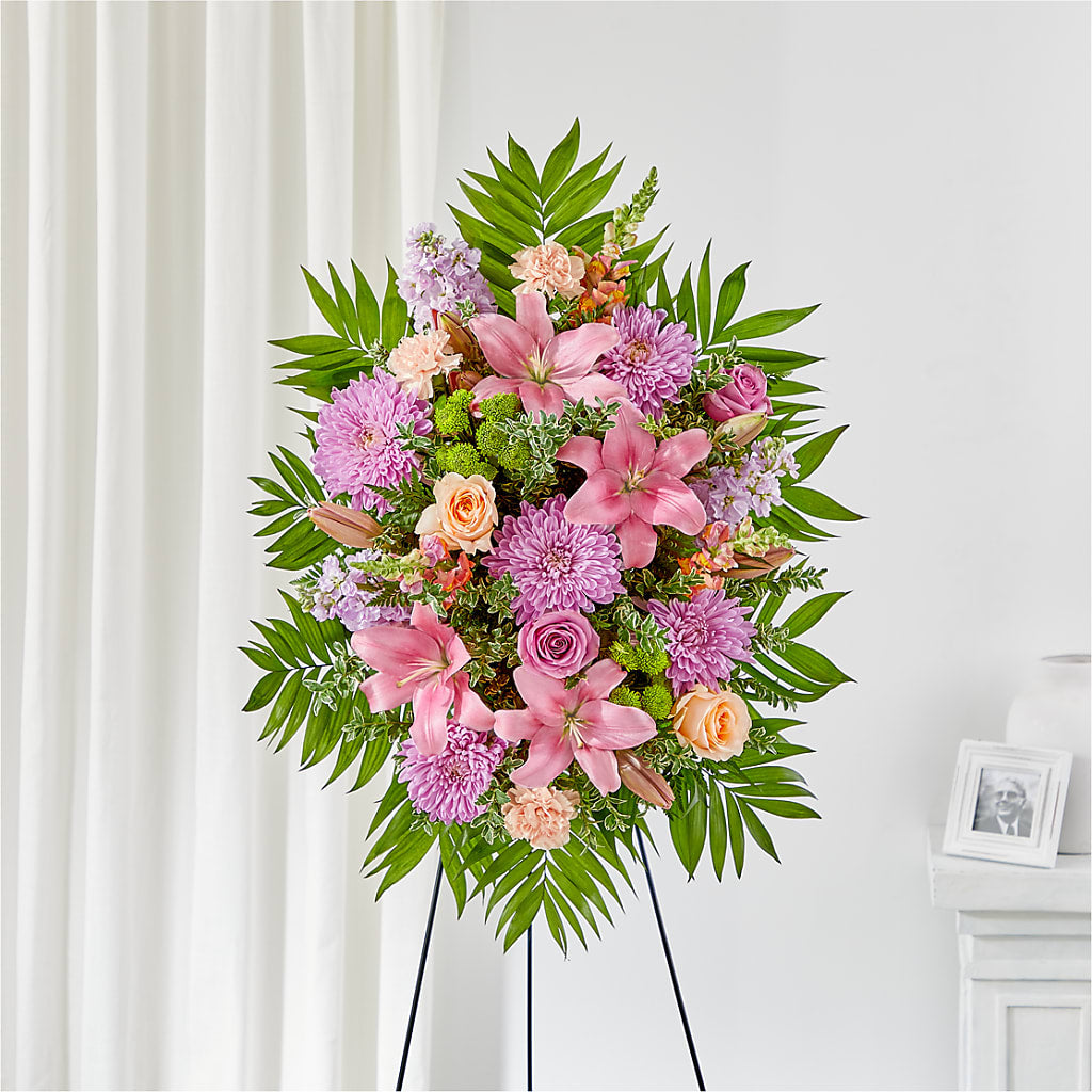 Love & Light Standing Spray – DANIELLE'S FLORIST, Rockaway Park NY