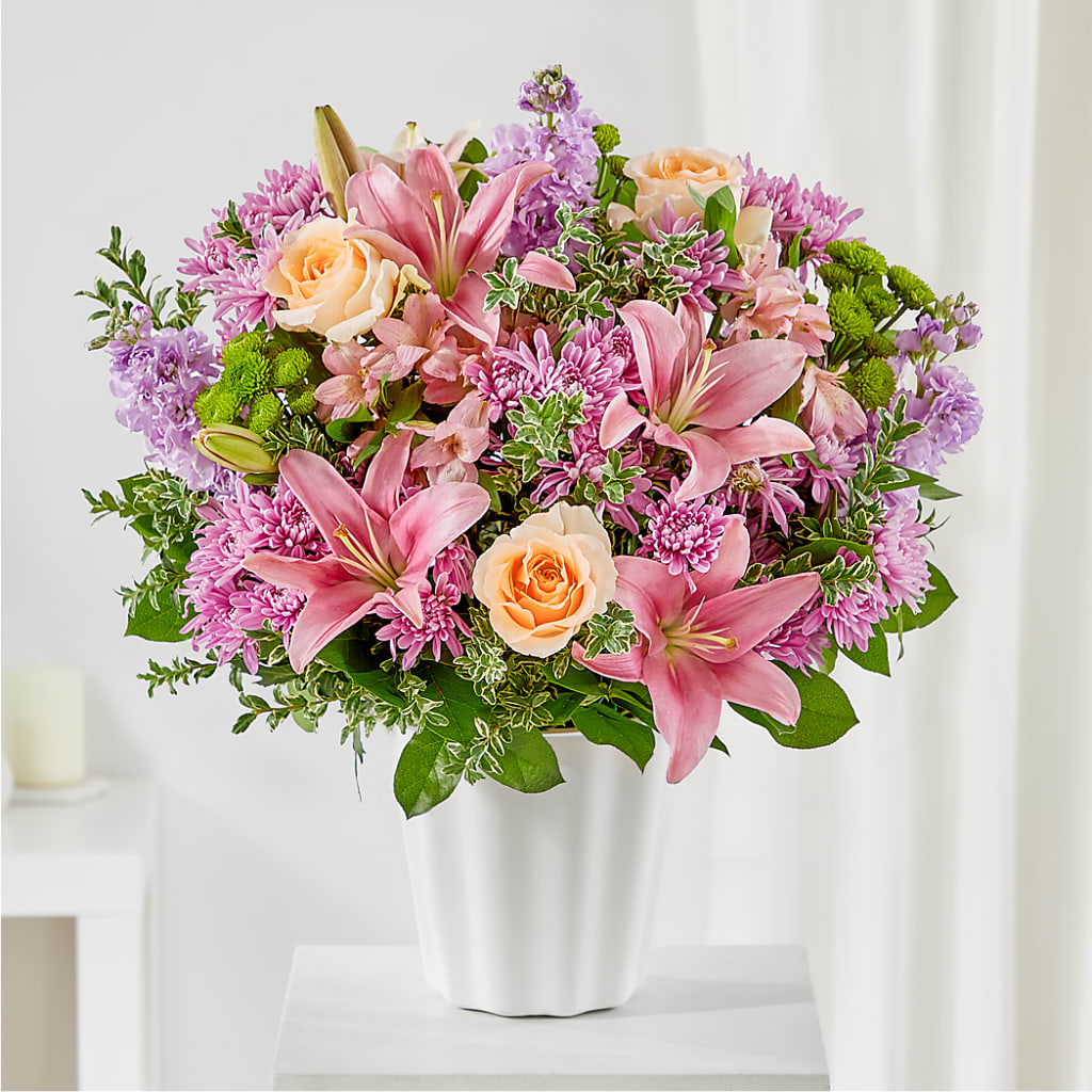 Supportive Embrace Tabletop Basket – DANIELLE'S FLORIST, Rockaway Park NY