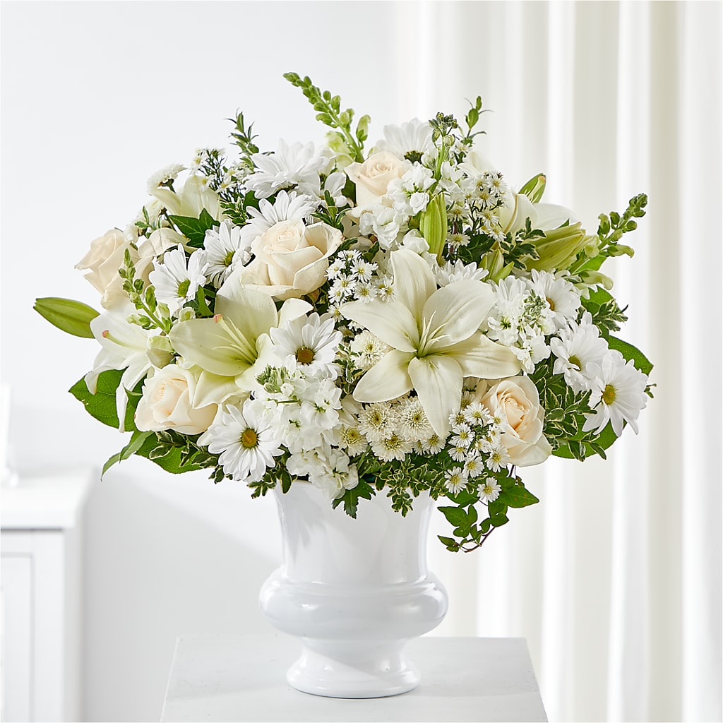Uplifting Urn Arrangement – DANIELLE'S FLORIST, Rockaway Park NY