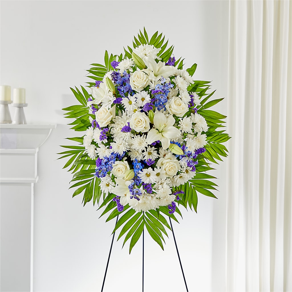 At Rest Standing Spray – DANIELLE'S FLORIST, Rockaway Park NY