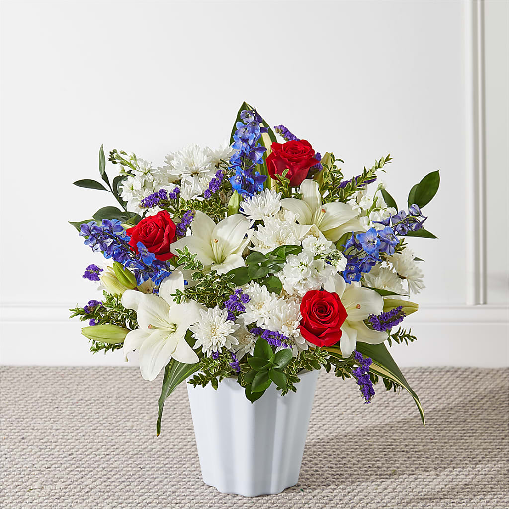 Consoled Floor Basket – DANIELLE'S FLORIST, Rockaway Park NY