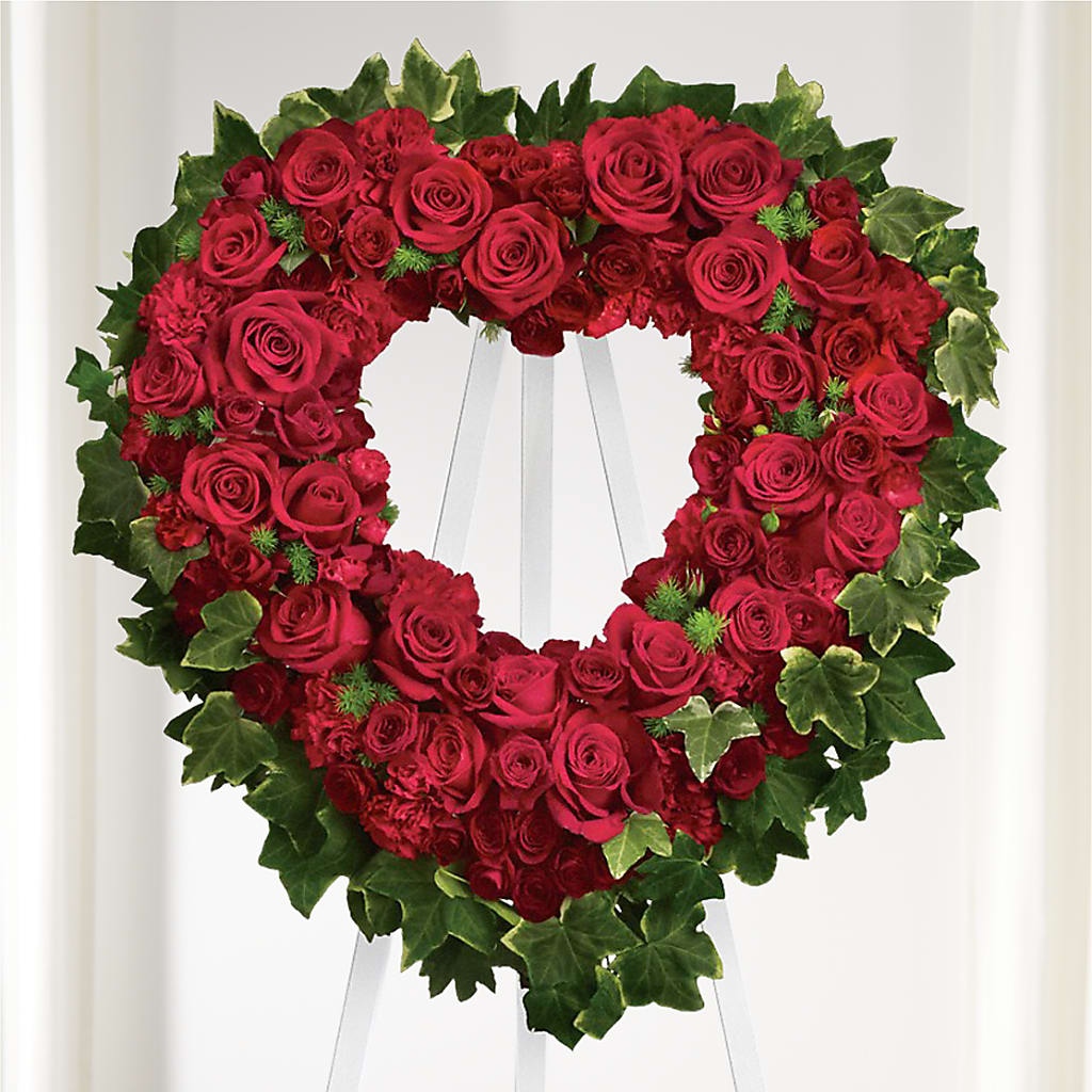Wholehearted Standing Spray – DANIELLE'S FLORIST, Rockaway Park NY