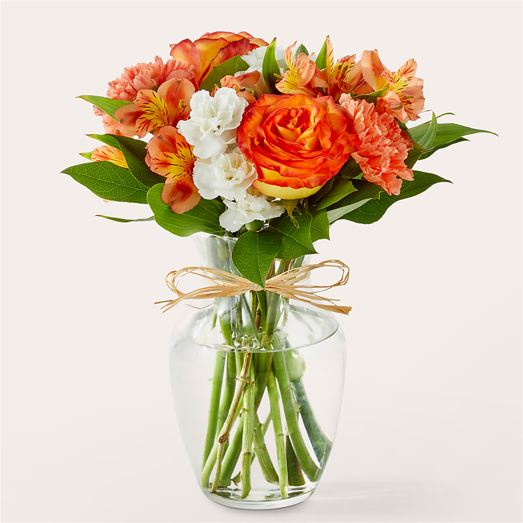 Apricot Glow Bouquet – DANIELLE'S FLORIST, Rockaway Park NY