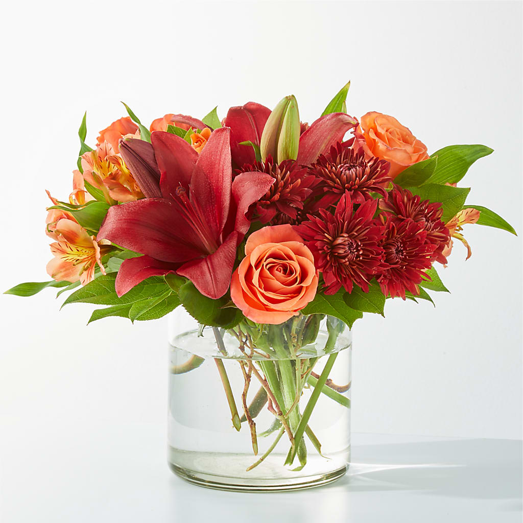 Crimson Leaves Bouquet – DANIELLE'S FLORIST, Rockaway Park NY