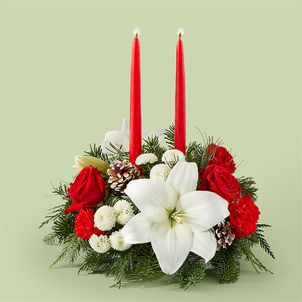 Seasonal Festivities Centerpiece – DANIELLE'S FLORIST, Rockaway Park NY