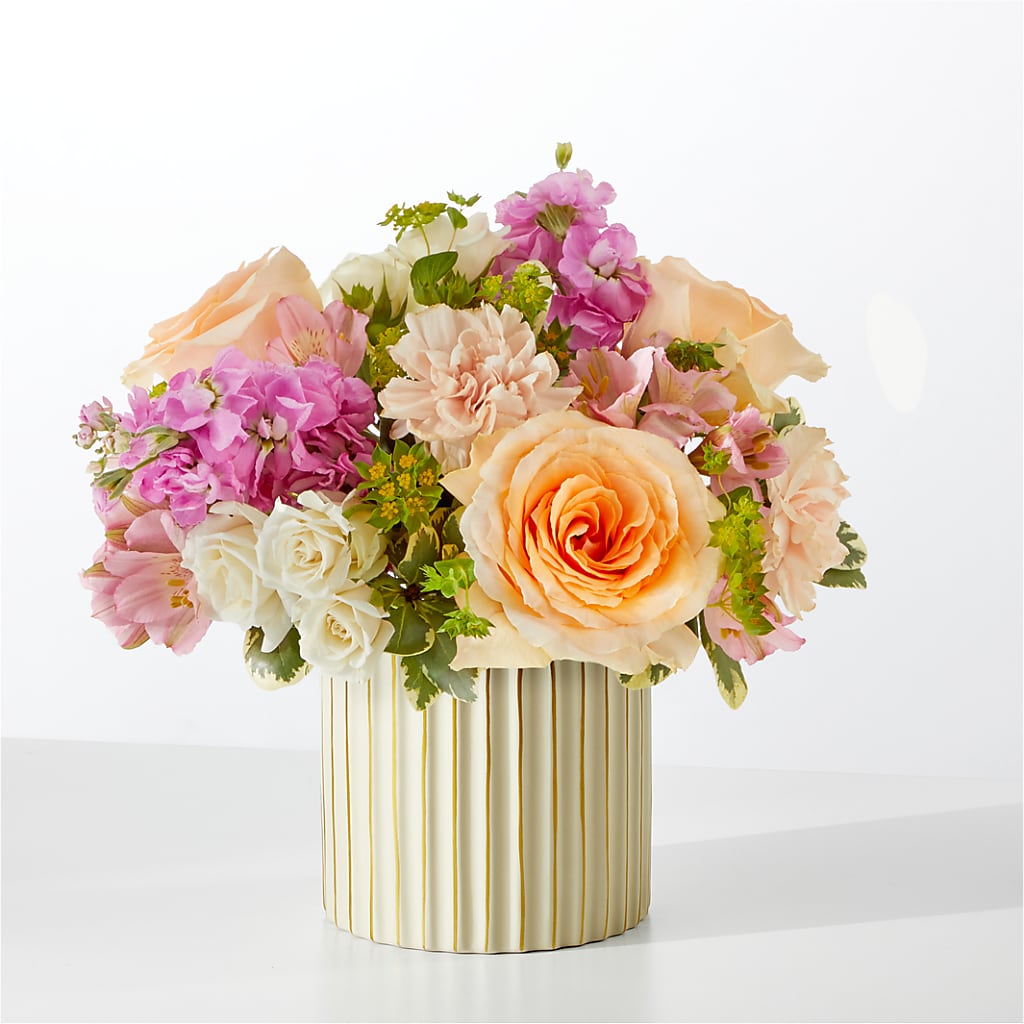 Paradise Bouquet with Ivory Vase – DANIELLE'S FLORIST, Rockaway Park NY