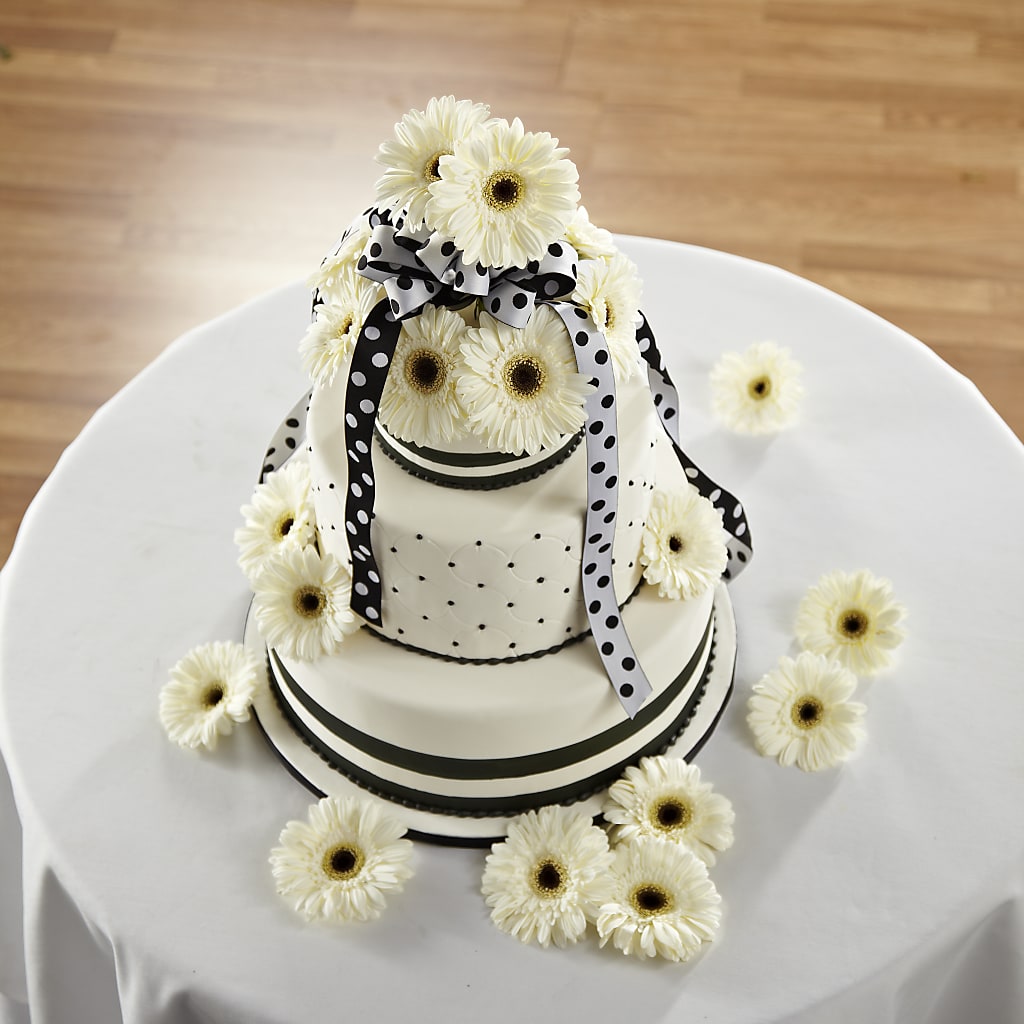 Simple Sophistication Cake Décor – DANIELLE'S FLORIST, Rockaway Park NY
