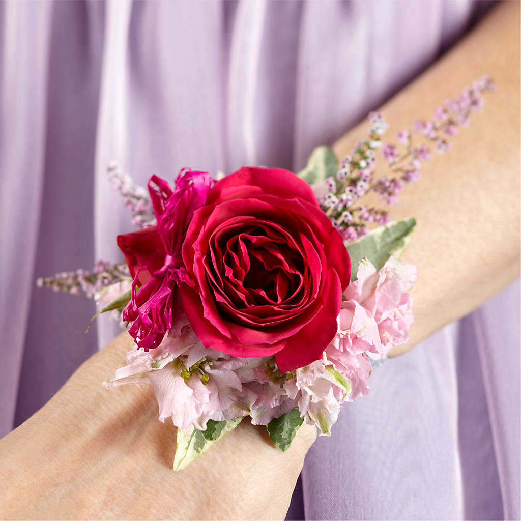 Rose Charm Corsage – DANIELLE'S FLORIST, Rockaway Park NY