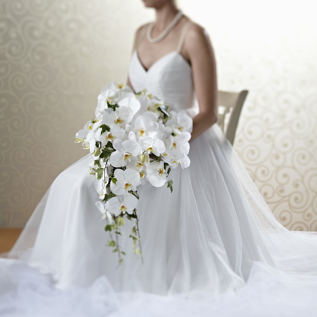 Classic White Bouquet – DANIELLE'S FLORIST, Rockaway Park NY