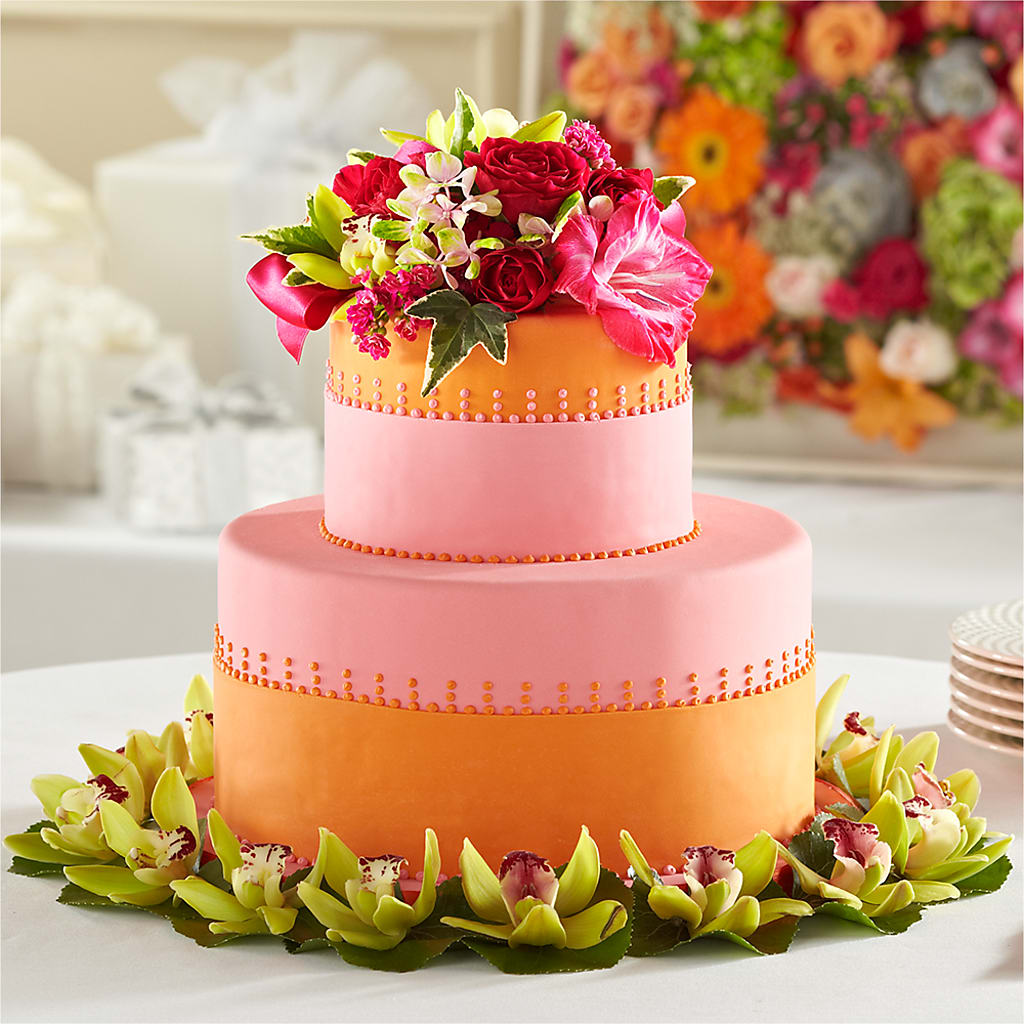 Sweet Citrus Cake Decor – DANIELLE'S FLORIST, Rockaway Park NY