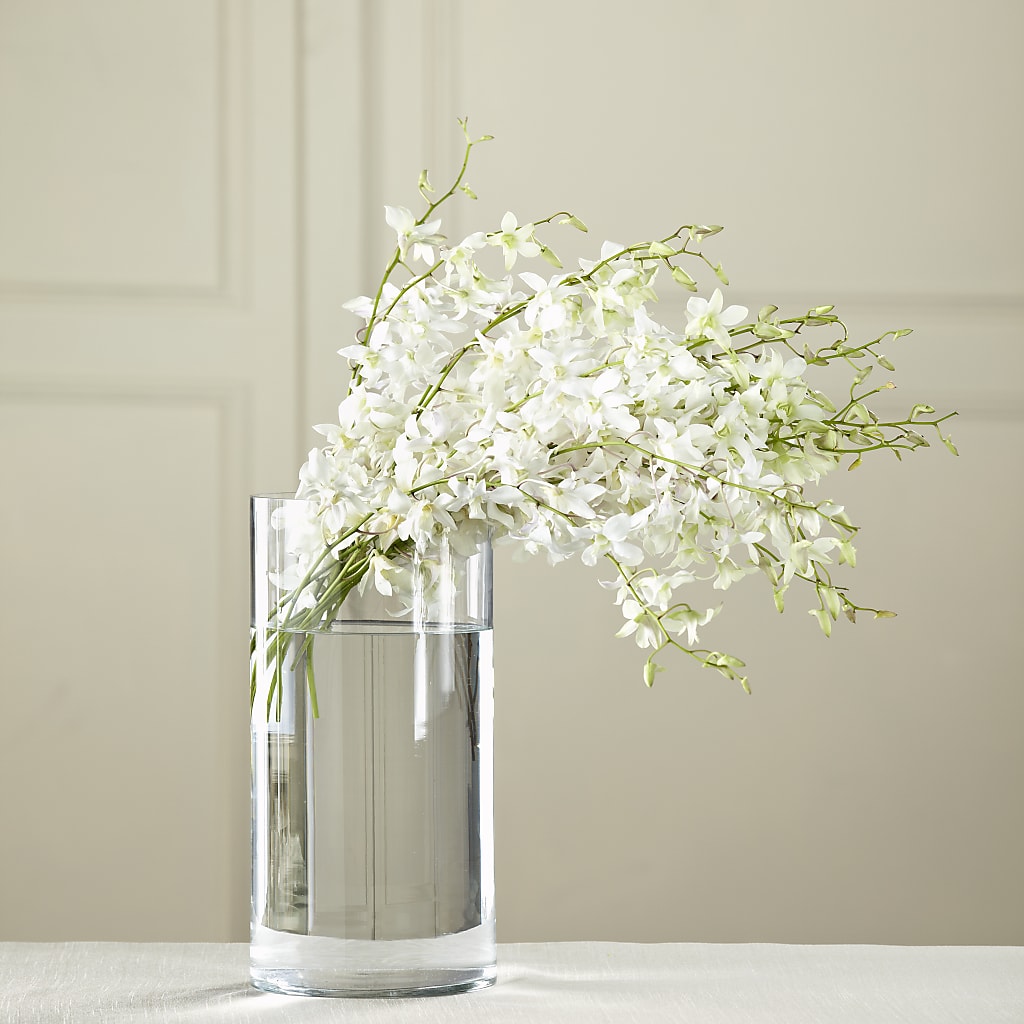 White Dendrobium Bouquet – DANIELLE'S FLORIST, Rockaway Park NY