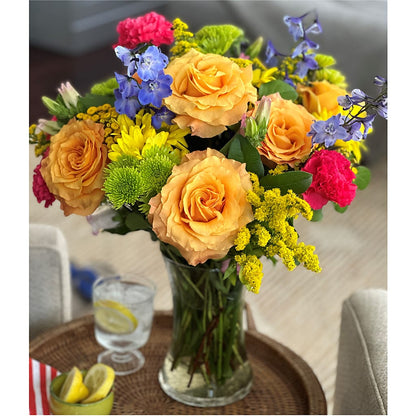 Bold & Bright – A Florist Original – DANIELLE'S FLORIST, Rockaway Park NY