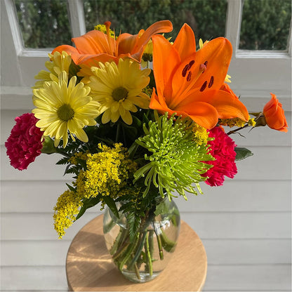 Bold & Bright – A Florist Original – DANIELLE'S FLORIST, Rockaway Park NY