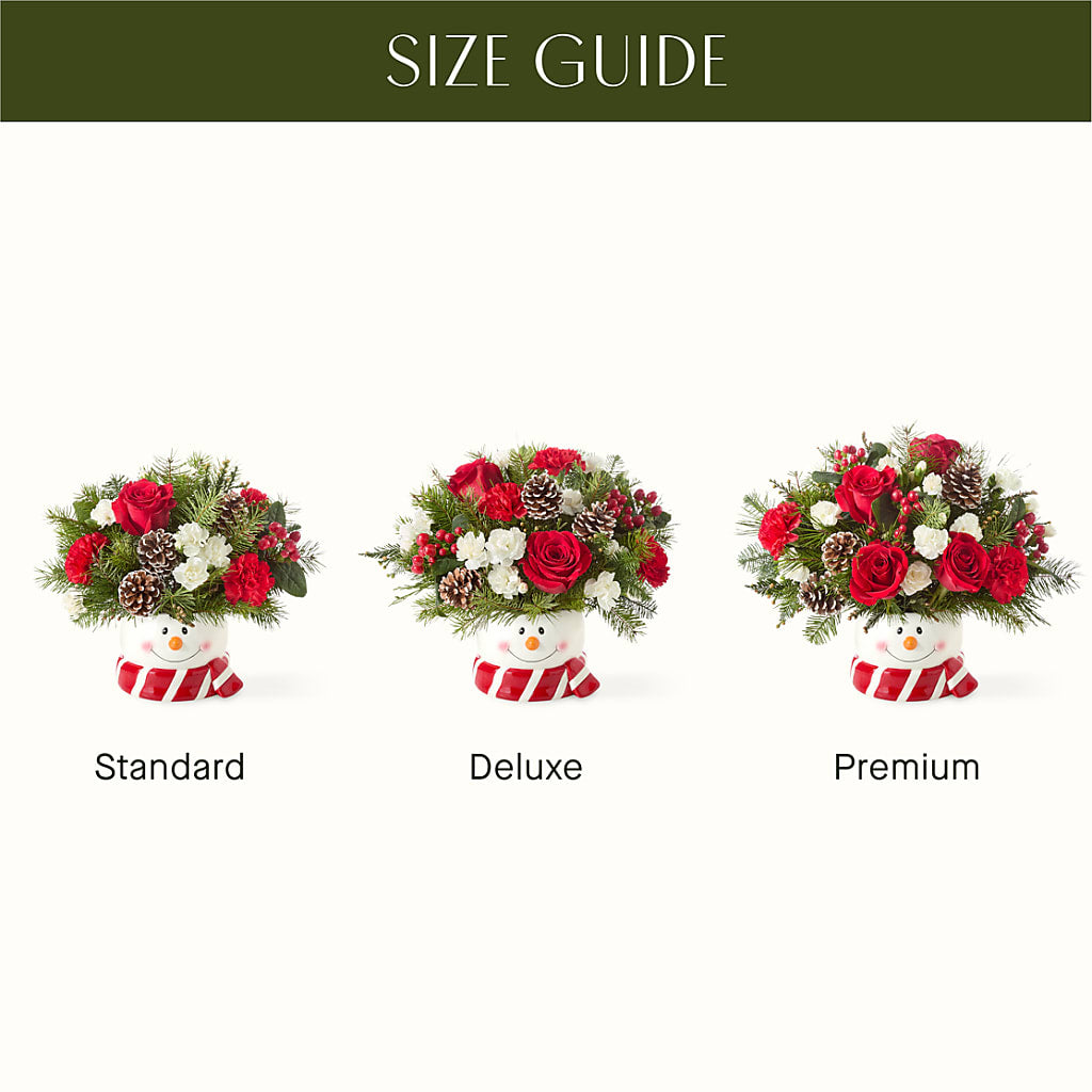 Jolly Snowman Bouquet – DANIELLE'S FLORIST, Rockaway Park NY