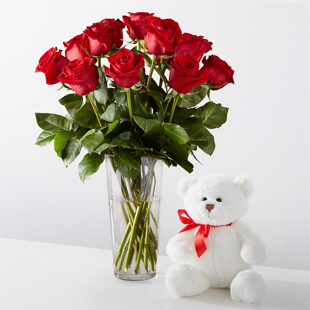 Romantic Long Stem Red Rose Bouquet Bundles – DANIELLE'S FLORIST, Rockaway Park NY