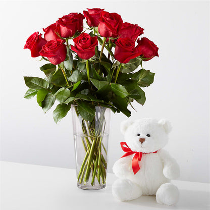Romantic Long Stem Red Rose Bouquet Bundles – DANIELLE'S FLORIST, Rockaway Park NY